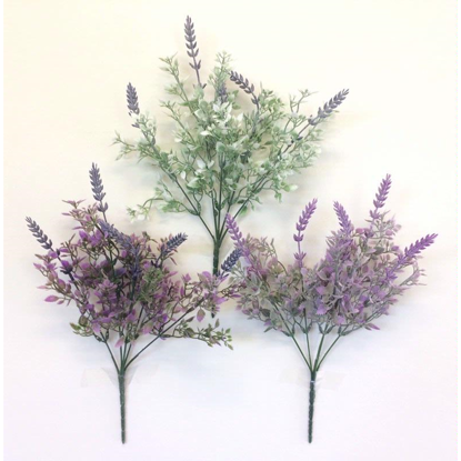 Picture of ROSE LEAVES WITH LAVENDER