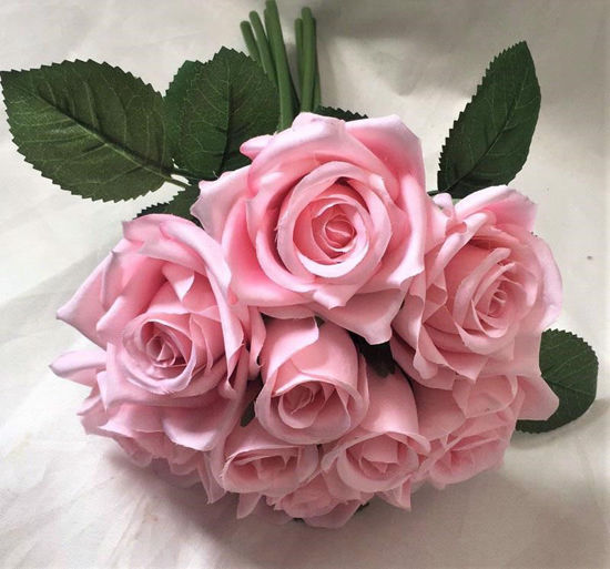 Picture of ROSE SILK HAND TIED BABY PINK