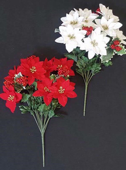 Picture of POINSETTIA GLITTER BERRY BUSH