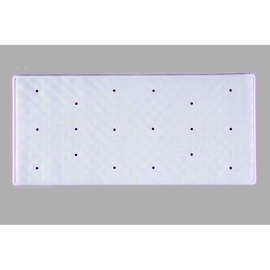 Picture of AQUALONA ROMAN RUBBER BATH MAT WHITE LGE