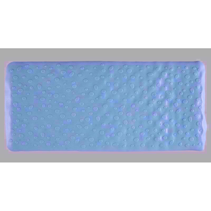 Picture of AQUALONA BATH MAT CONTEMPORARY BLUE 34 X74CM
