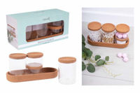 Picture of BATHROOM CORK STORAGE SET 5PC