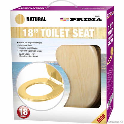 Picture of PRIMA NAT PINE TOILET SEAT