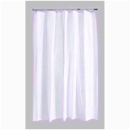 Picture of AQUALONA PLAIN PEVA SHOWER CURTAIN WHITE