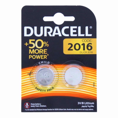 Picture of DURACELL BATTERIES COIN DL2016 TWIN