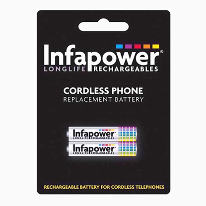 Picture of INFAPOWER RECHARGABLE AAA 2 CORDLESS PHONE