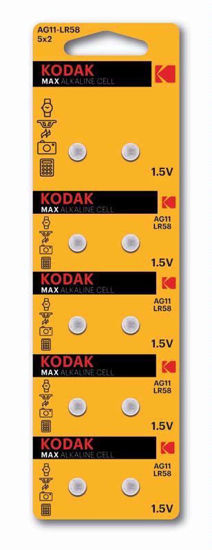 Picture of KODAK BATTERIES AG11 LR58 10PCE