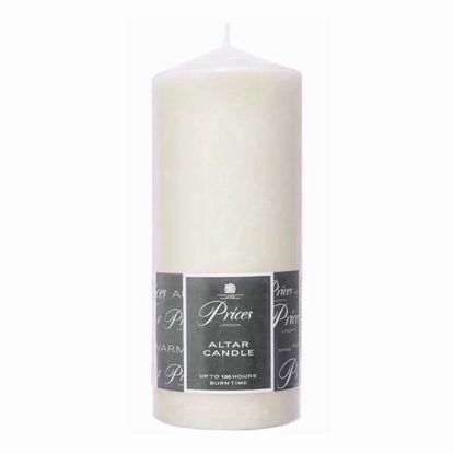 Picture of PRICES PILLAR CANDLE IVORY 20X8CM 