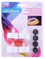 Picture of LED TEALIGHTS FLICKERING 4 TEALIGHTS