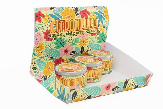 Picture of CITRONELLA TIN CANDLE 7.5X5CM