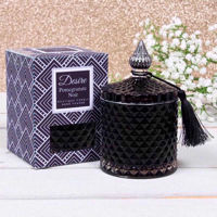 Picture of DESIRE CANDLE JAR POMEGRANATE NOIR 15CM