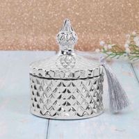 Picture of DESIRE CANDLE JAR SILVER VANILLA SMALL