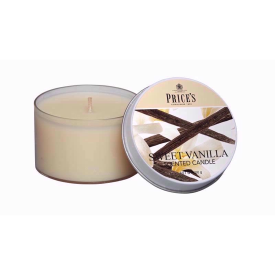 Picture of PRICES CANDLE TIN* SWEET VANILLA