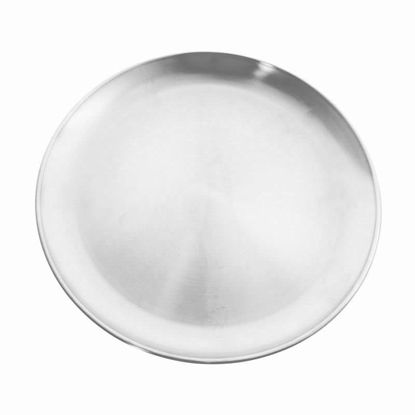 Picture of METAL CHARGER PLATE ROUND SILVER LARGE D000