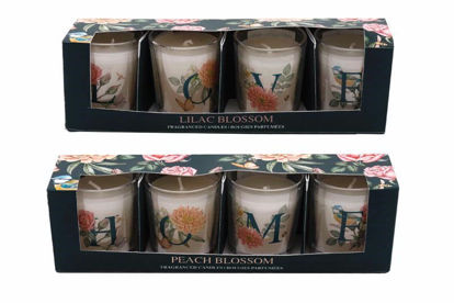 Picture of LOVE CANDLES BOTANICAL SET4