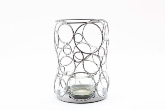Picture of CANDLE HOLDER ABSTRACT 15X10CM D000