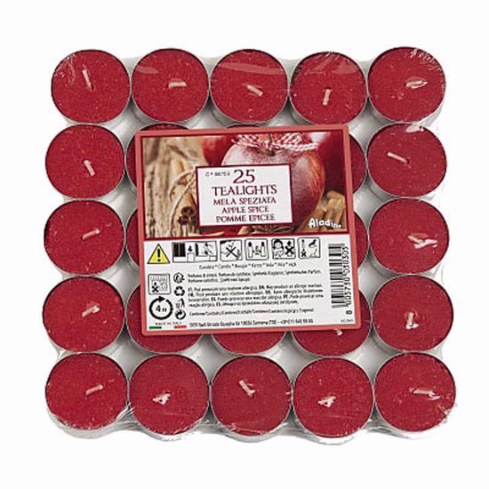 Picture of PRICES TEALIGHTS ALADINO 25 APPLE SPICE