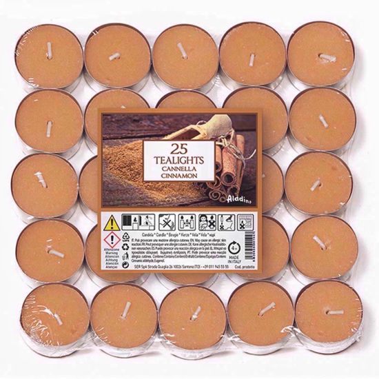 Picture of PRICES TEALIGHTS ALADINO 25 CINNAMON