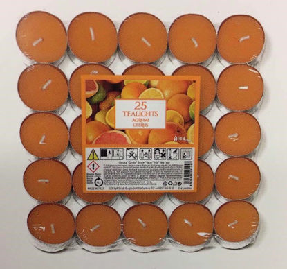 Picture of PRICES TEALIGHTS ALADINO 25 CITRUS