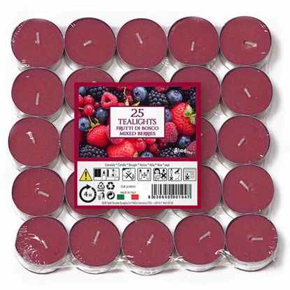 Picture of PRICES TEALIGHTS ALADINO 25 MIXED BERRIES