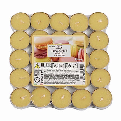 Picture of PRICES TEALIGHTS ALADINO 25 VNLLA MACAROON
