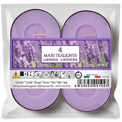 Picture of PRICES TEALIGHTS ALADINO 4 MAXI LAVENDER
