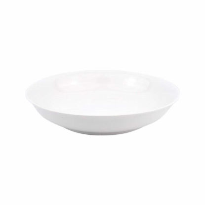 Picture of CERAMIC WHITE SHALLOW BOWL 20CM