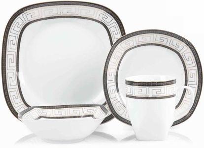 Picture of SAYA AZTEC SQUARE DINNER SET 16PCS