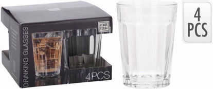 Picture of DRINKING GLASS SET 4PCS 250ML