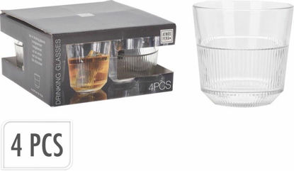 Picture of DRINKING GLASS SET 4PCS 270ML