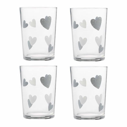 Picture of RAVENHEAD HEARTS TUMBLERS 52CL SET4