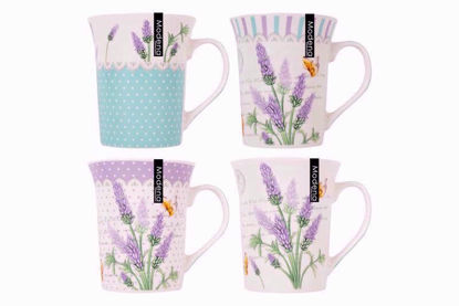 Picture of BONE CHINA MUG LAVANDER DESIGN (2020)