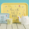 Picture of BEE HAPPY LARGE MELAMINE GLOSS TRAY