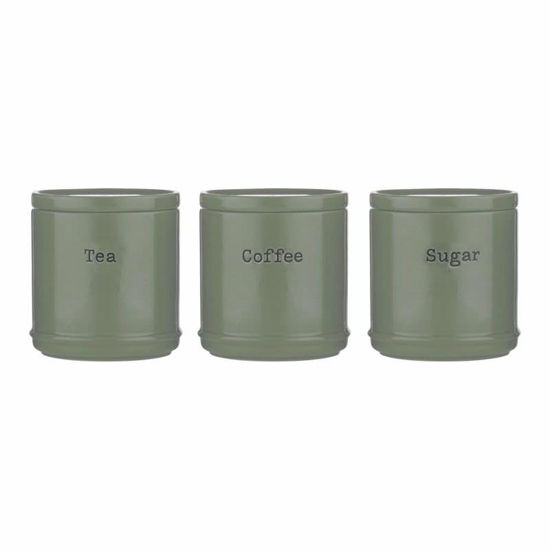 Picture of PRICE & KENSINGTON ACCENTS CANISTERS GREEN