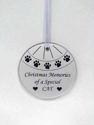 Picture of XMAS MEMORIAL HANGER CAT