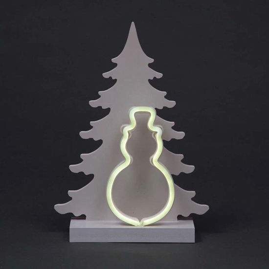 Picture of B/O NEON SNOWMAN 40CM