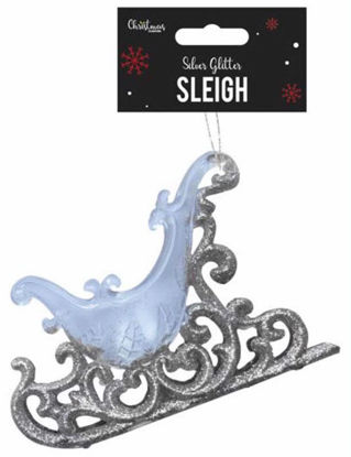 Picture of CHRISTMAS ACRYLIC SLIEGH DECORATION
