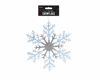 Picture of CHRISTMAS ACRYLIC SNOWFLAKE SILVER/WHITE