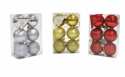 Picture of FESTIVE MAGIC BAUBLES BAUBLES 6PC