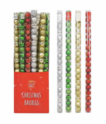 Picture of FESTIVE MAGIC BAUBLES TUBE 18PC