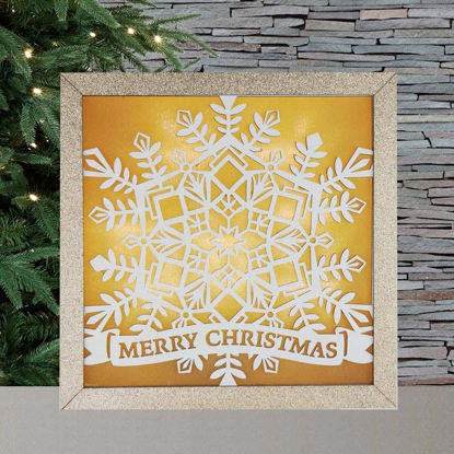 Picture of THEME MACHINE MERRY CHRISTMAS SNOWFLAKE LIGHT