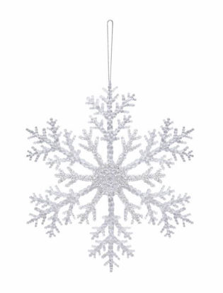 Picture of UBL HANGING ACRYLIC SNOWFLAKE 21CM