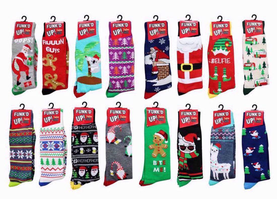 Picture of FESTIVE MAGIC CHRISTMAS SOCKS MENS