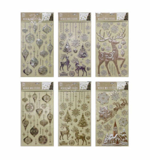 Picture of FESTIVE MAGIC STICKERS 3D METALLIC PUFF ROOM