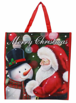 Picture of FESTIVE MAGIC SANTA SHOPPER BAG 44.5X45CM