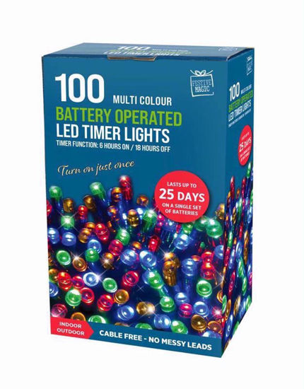 Picture of FESTIVE MAGIC LED B/O TIMER 100 MULTI