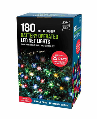 Picture of FESTIVE MAGIC LED B/O TIMER 180 NET LIGHTS M