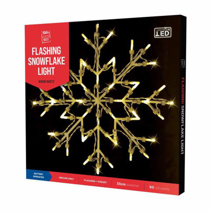 Picture of FESTIVE MAGIC LED SNOWFLAKE SILHOUETTE LIGHT