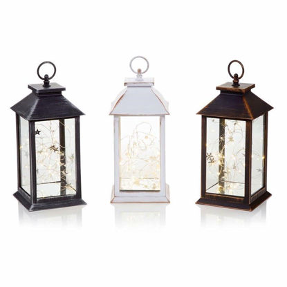 Picture of PREMIER LANTERN 28CM W/LIGHTS