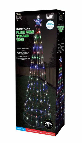 Picture of FESTIVE MAGIC FLEXI WIRE TREE STANDS 2.1M MUL